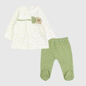 Pyjama à manches longues à pois