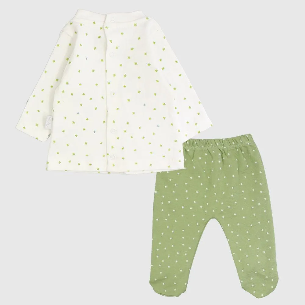 Pyjama à manches longues à pois