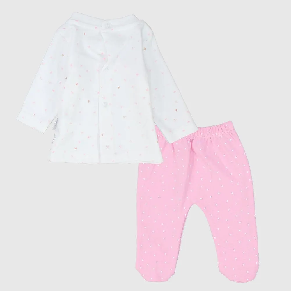 Pyjama à manches longues à pois
