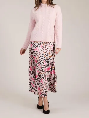 Jupe Edie en rose multicolore