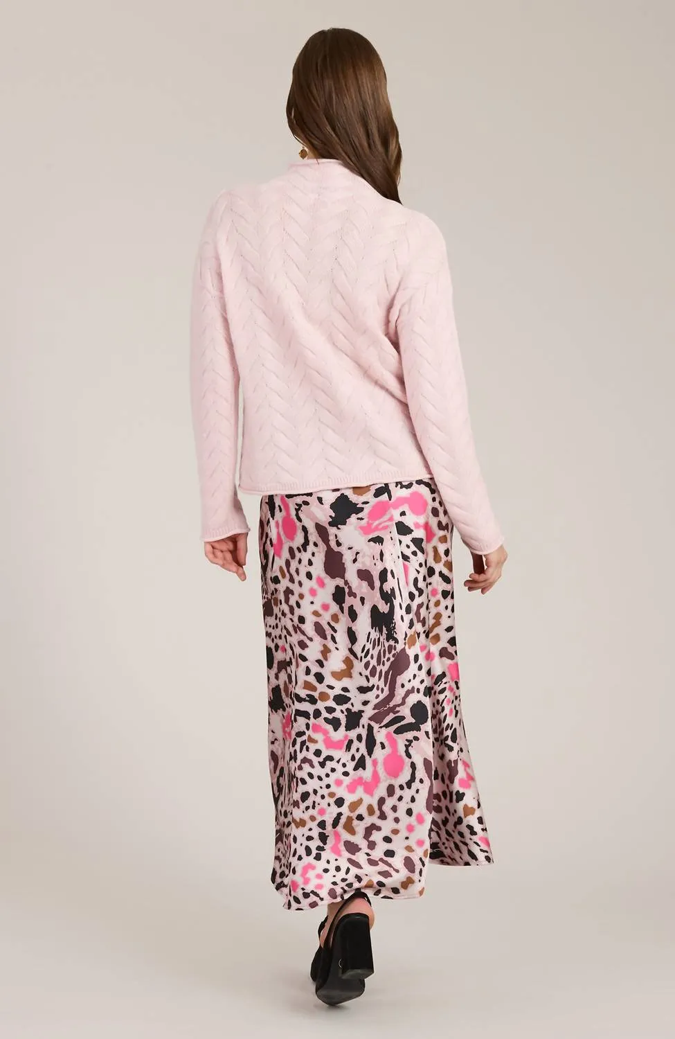 Jupe Edie en rose multicolore