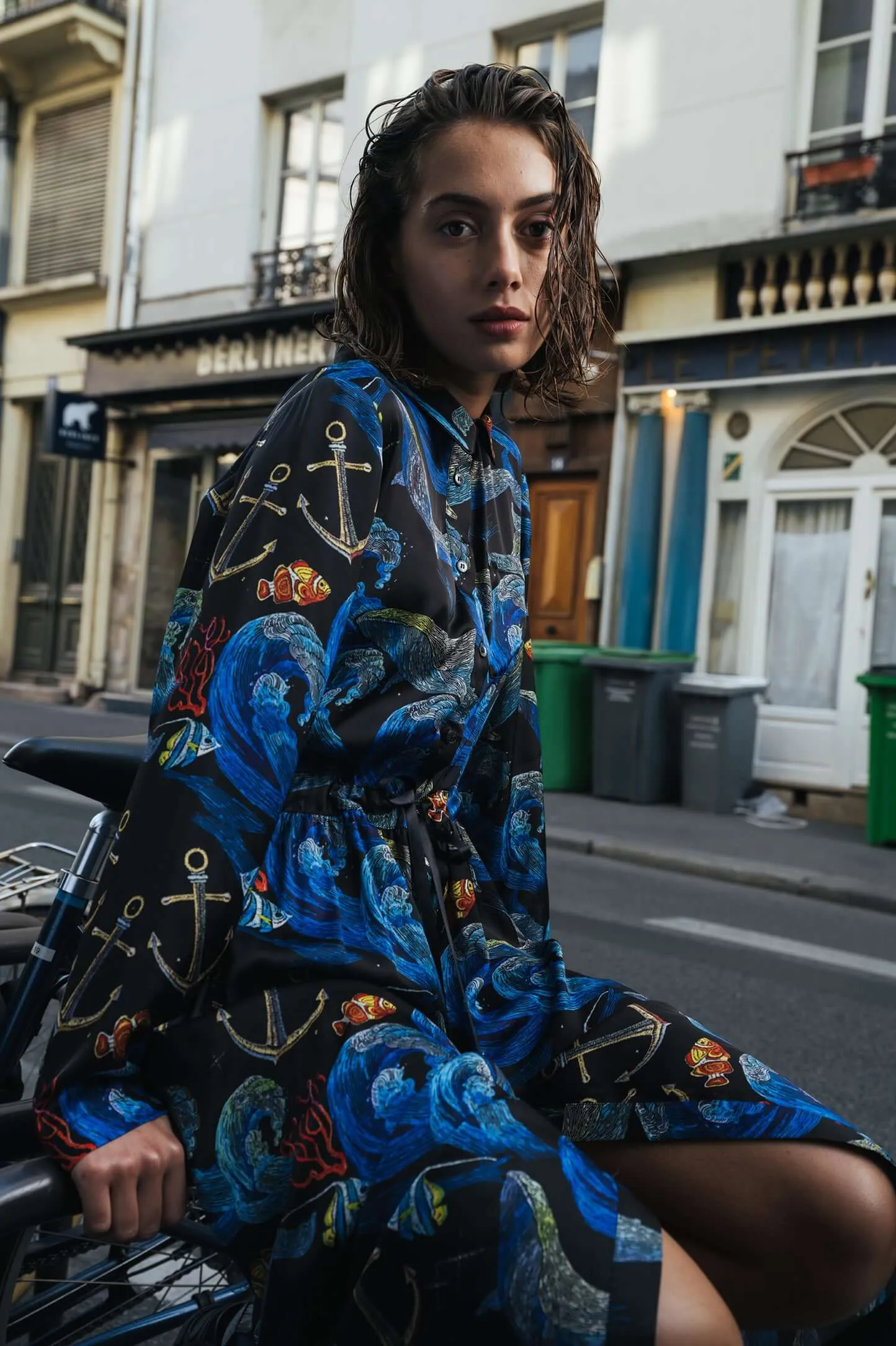 Robe Edison à motif tempête