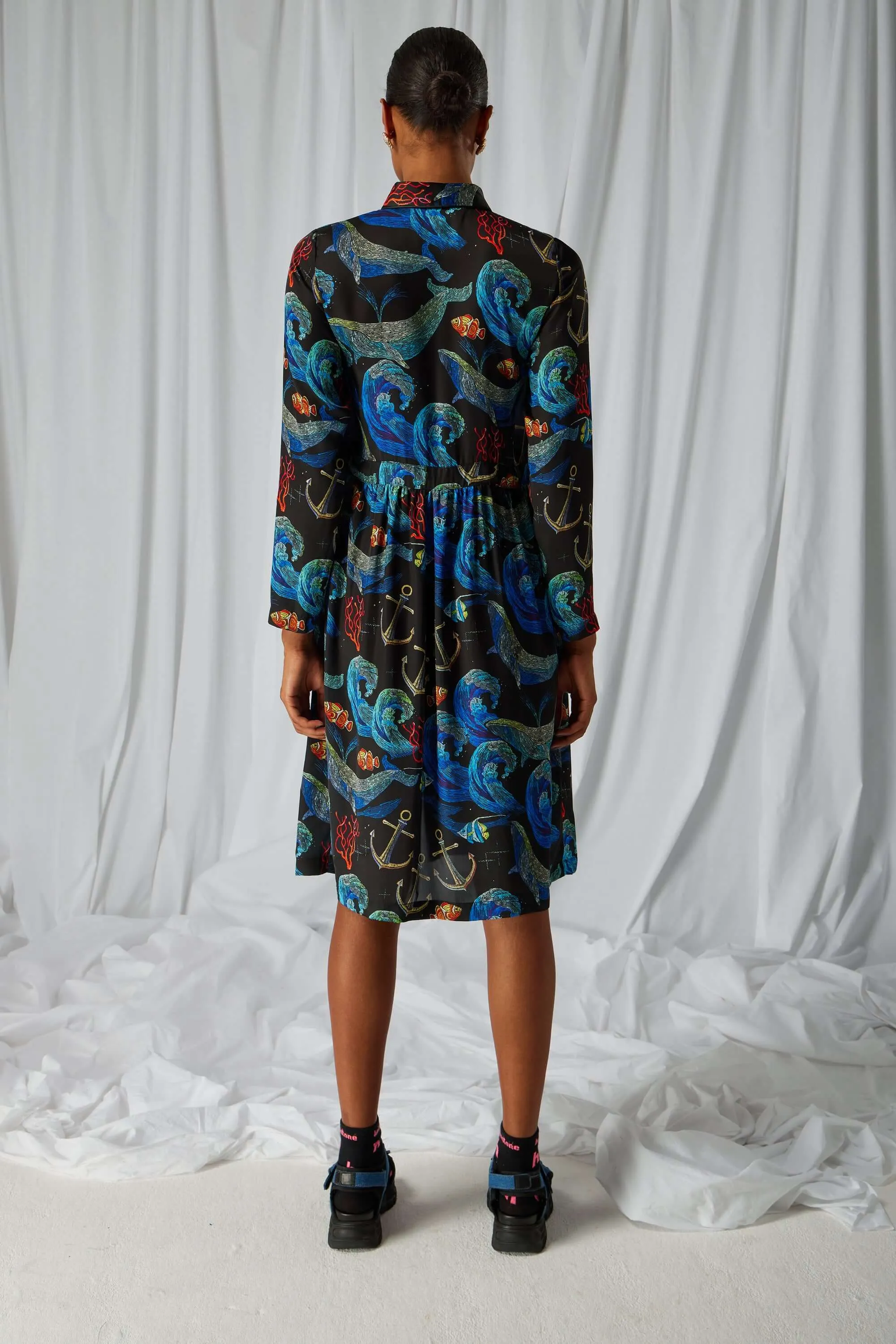 Robe Edison à motif tempête
