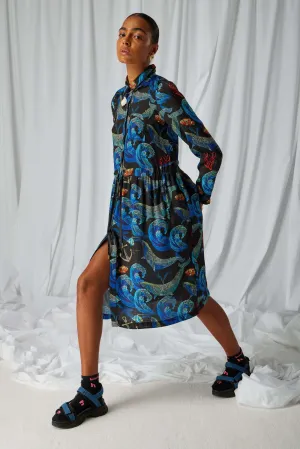Robe Edison à motif tempête