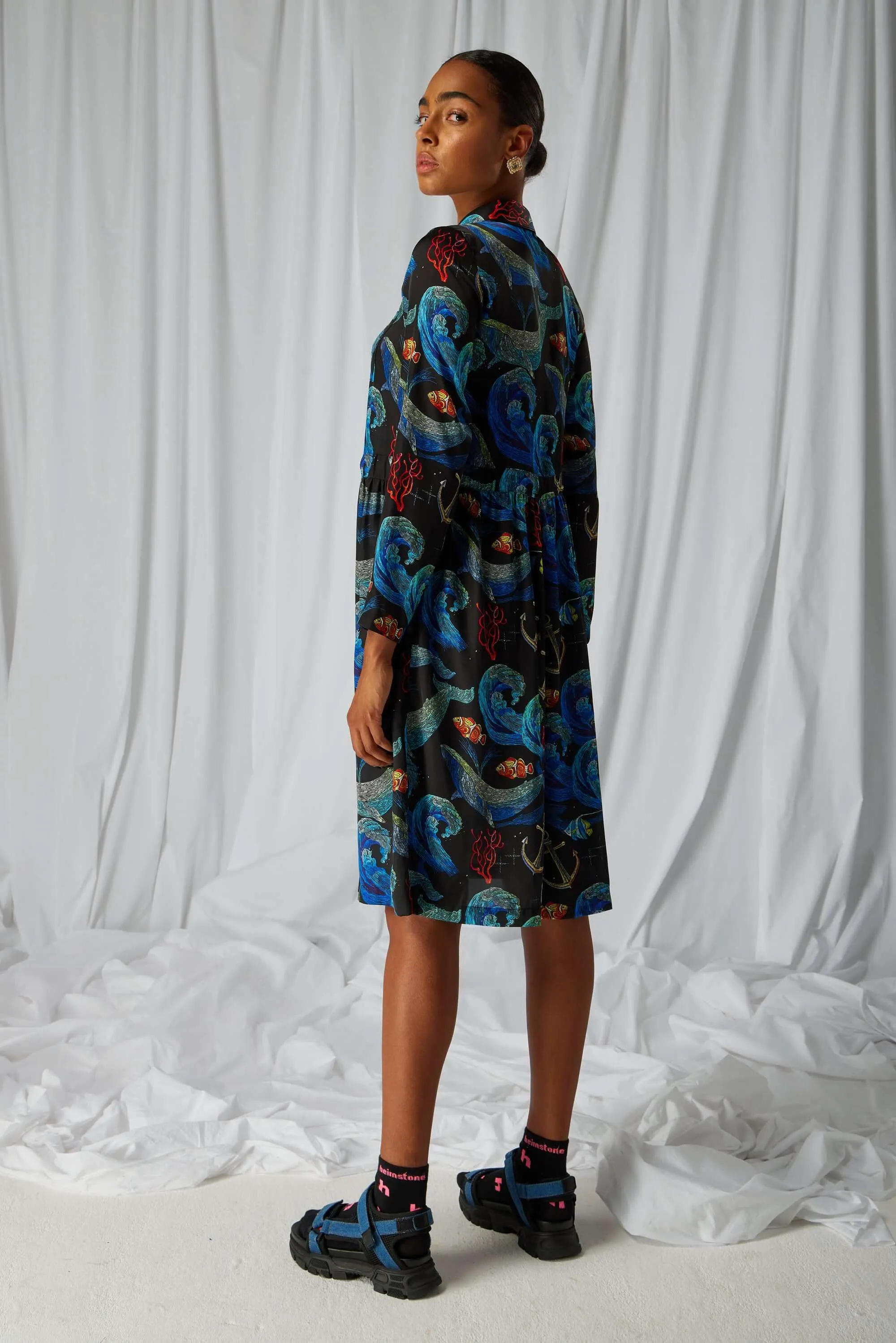 Robe Edison à motif tempête