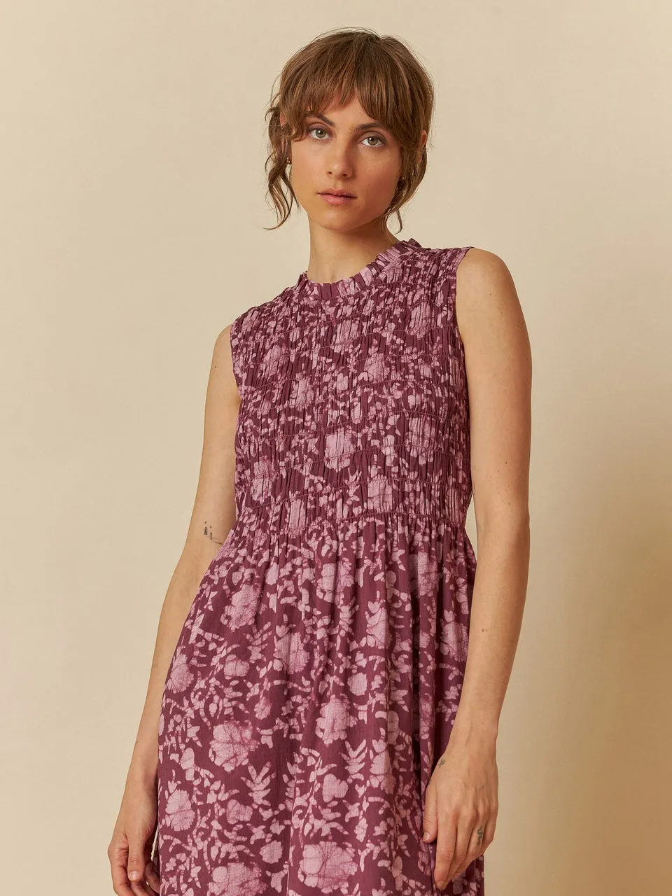 Robe Maxi Élastique Mc181 Mauve