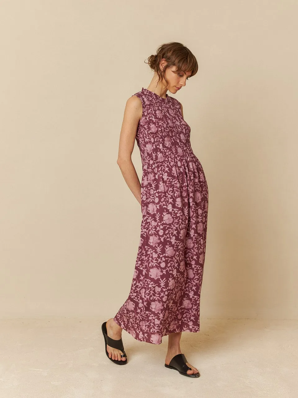 Robe Maxi Élastique Mc181 Mauve