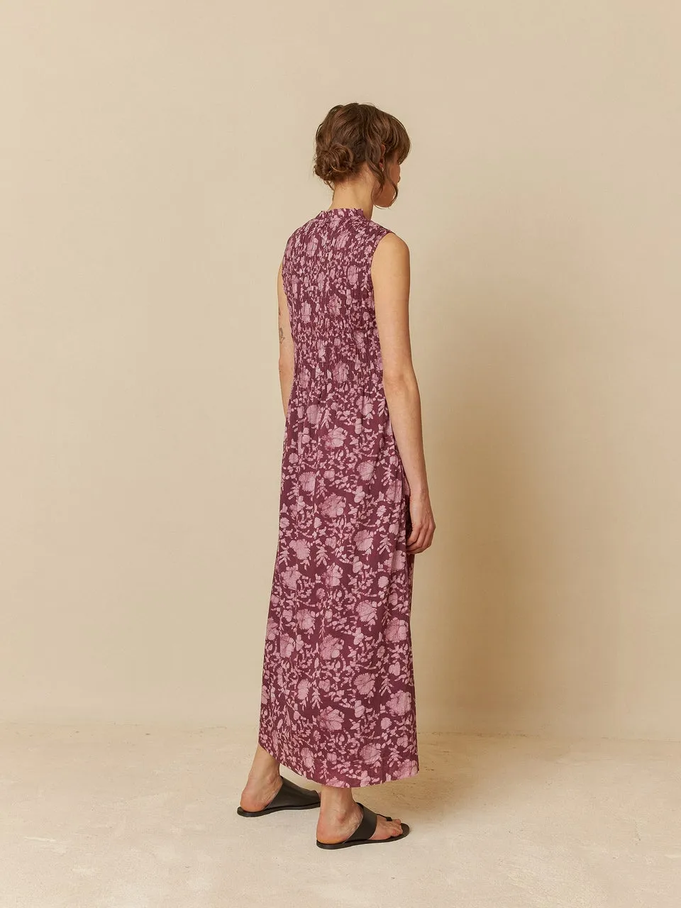 Robe Maxi Élastique Mc181 Mauve