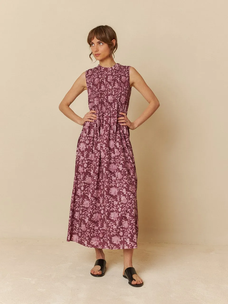 Robe Maxi Élastique Mc181 Mauve