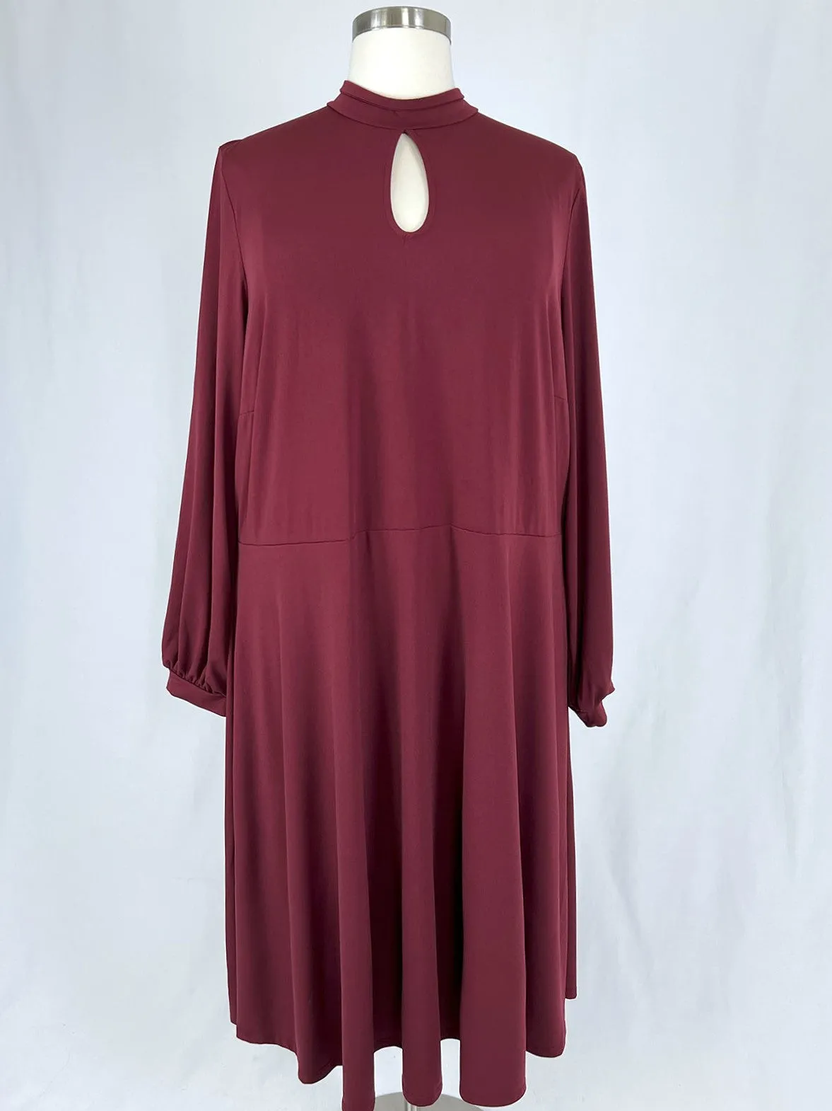 Robe bordeaux eloquii taille 28