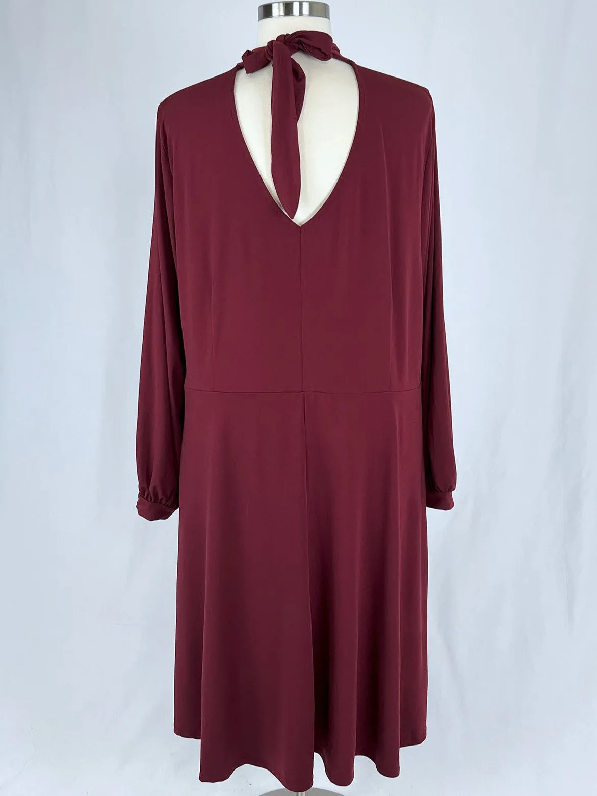 Robe bordeaux eloquii taille 28