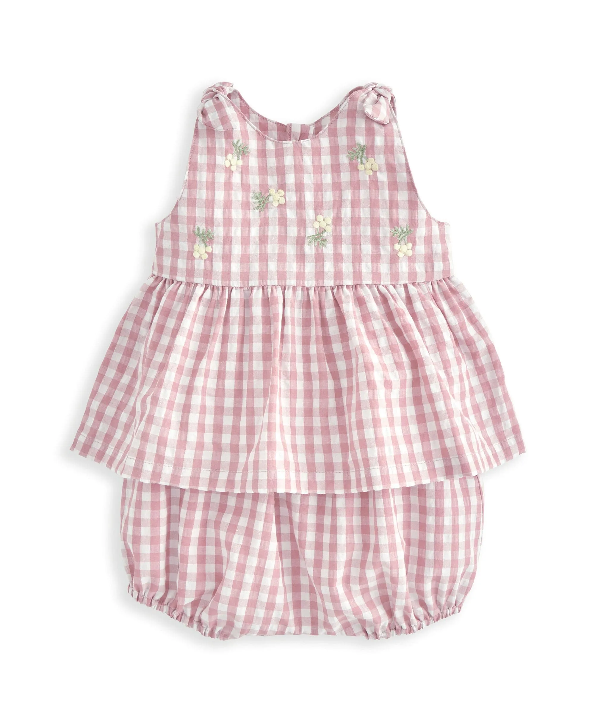 Ensemble Top et Short en Vichy Brodé (2 Pièces) Bébé/Enfant Mamas & Papas