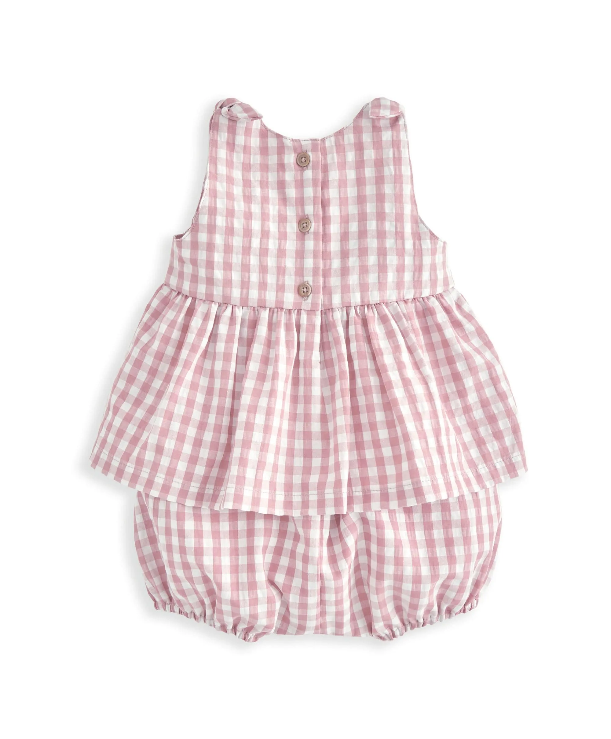 Ensemble Top et Short en Vichy Brodé (2 Pièces) Bébé/Enfant Mamas & Papas