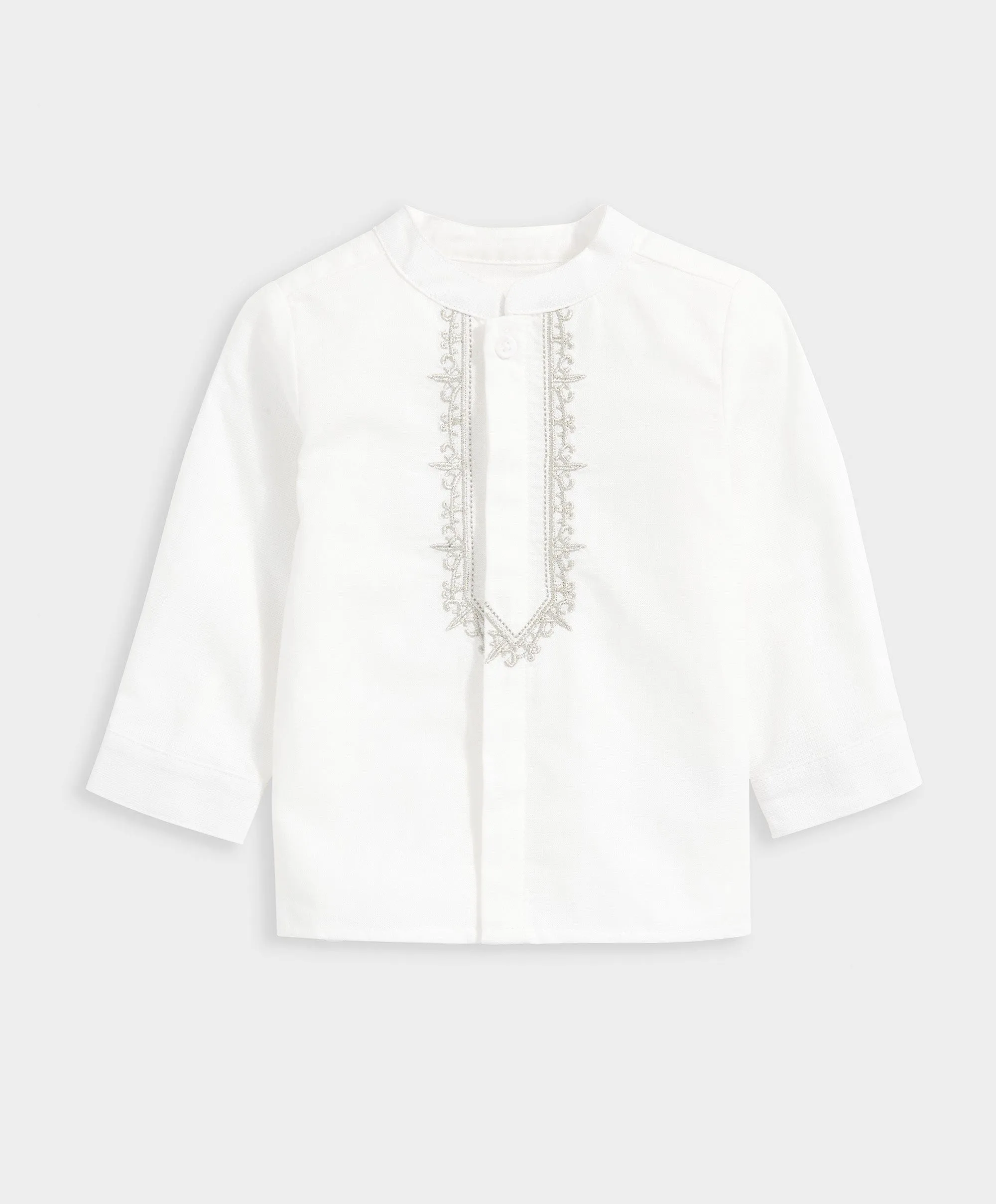 Chemise Kurta Brodée - Blanc