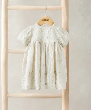 Robe courte à manches bouffantes brodée pour bébés et enfants Mamas & Papas