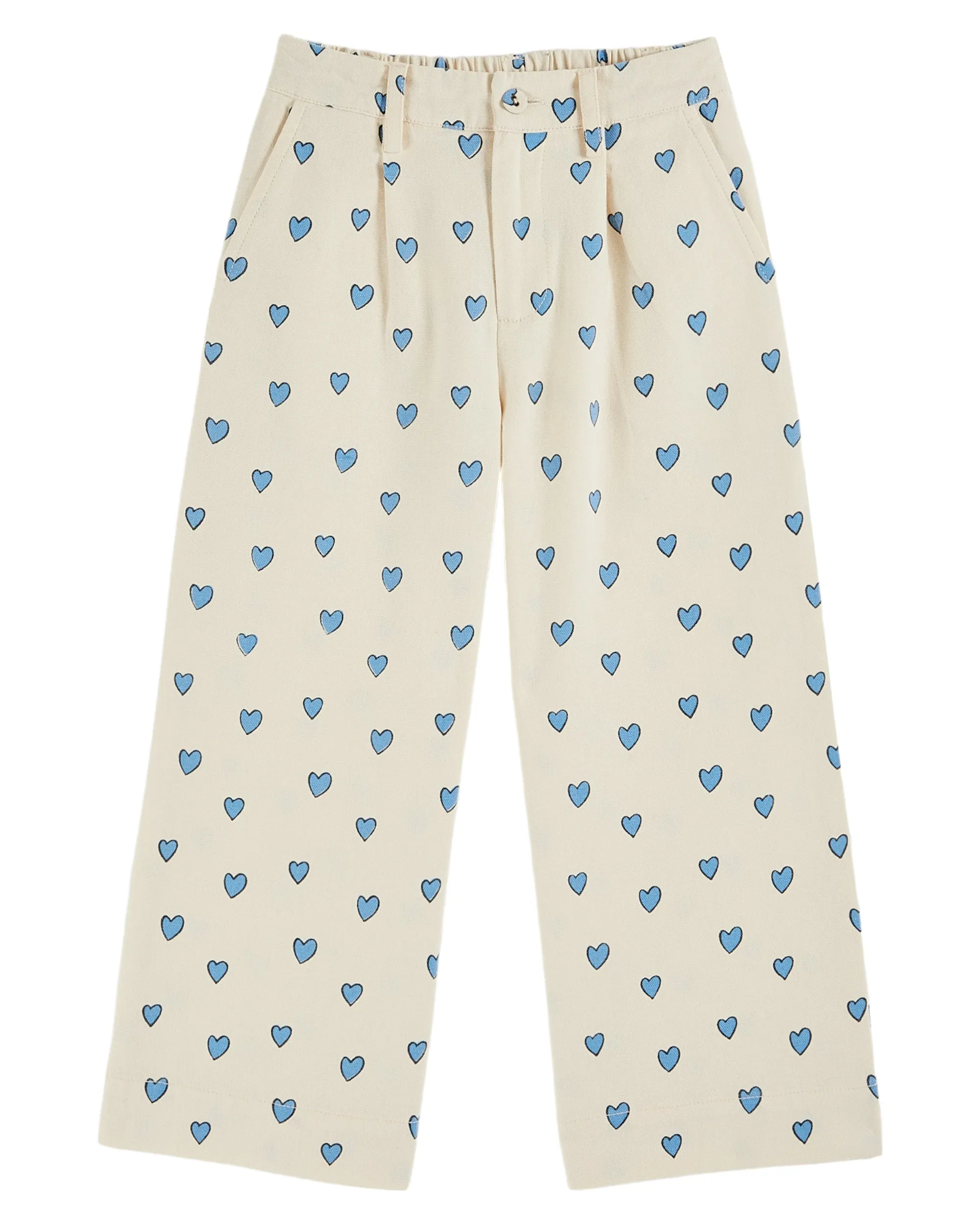 Emile Et Ida Pantalons larges à cœur pour garçons et filles - AMOUR
