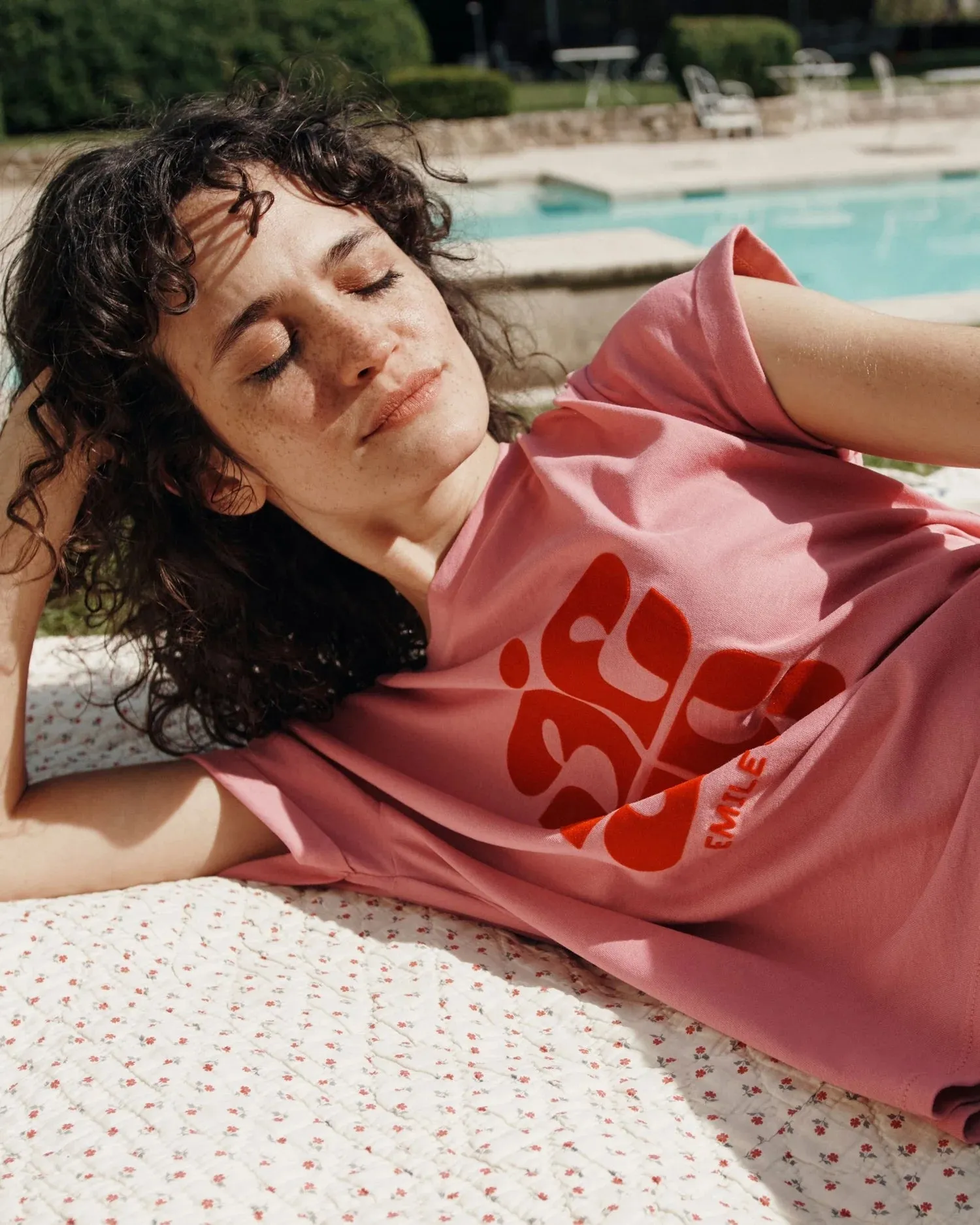 T-shirt à logo Emile Et Ida Garçons Filles - FRAMBOISE