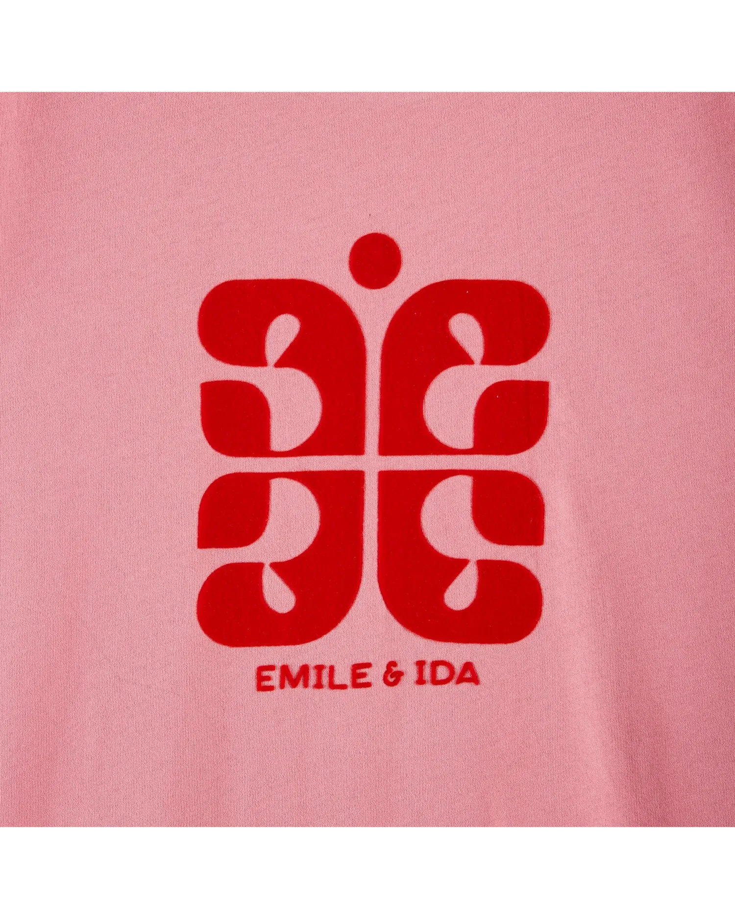 T-shirt à logo Emile Et Ida Garçons Filles - FRAMBOISE