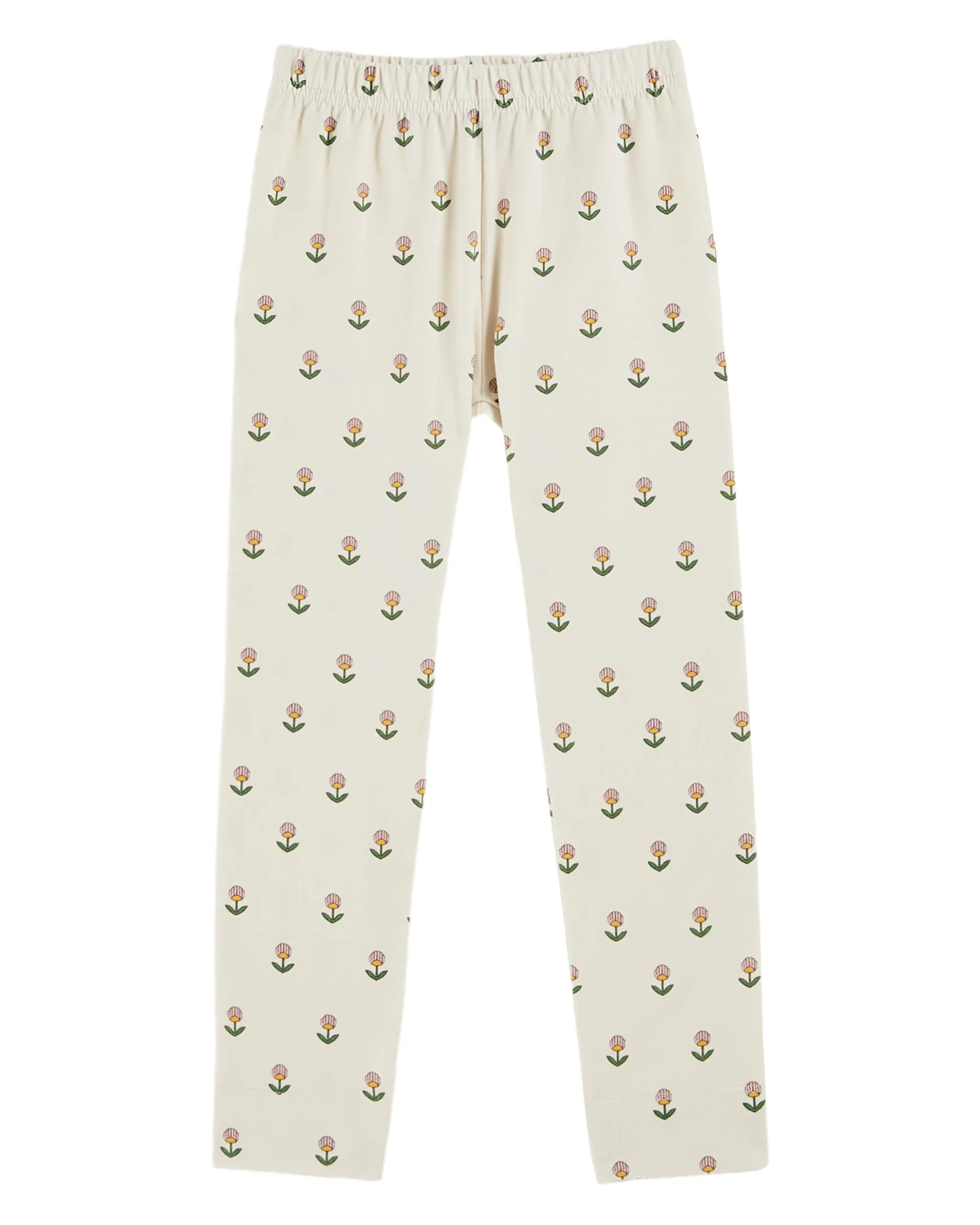 Emile Et Ida Legging Imprimé Garçons Filles - Fleurs Douces