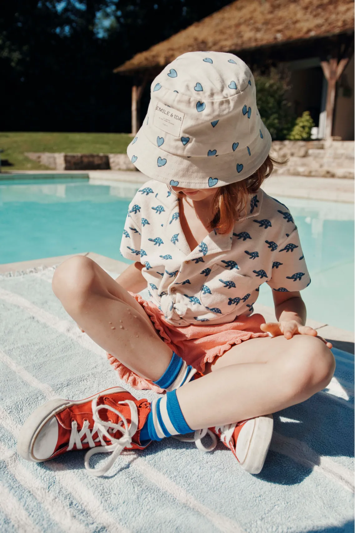 Emile Et Ida Shorts à Volants Terry pour Garçons et Filles - BLOSSOM