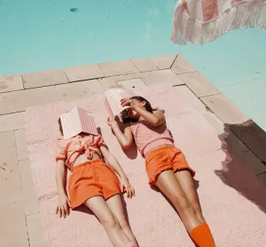 Emile Et Ida Shorts à Volants Terry pour Garçons et Filles - Canicule