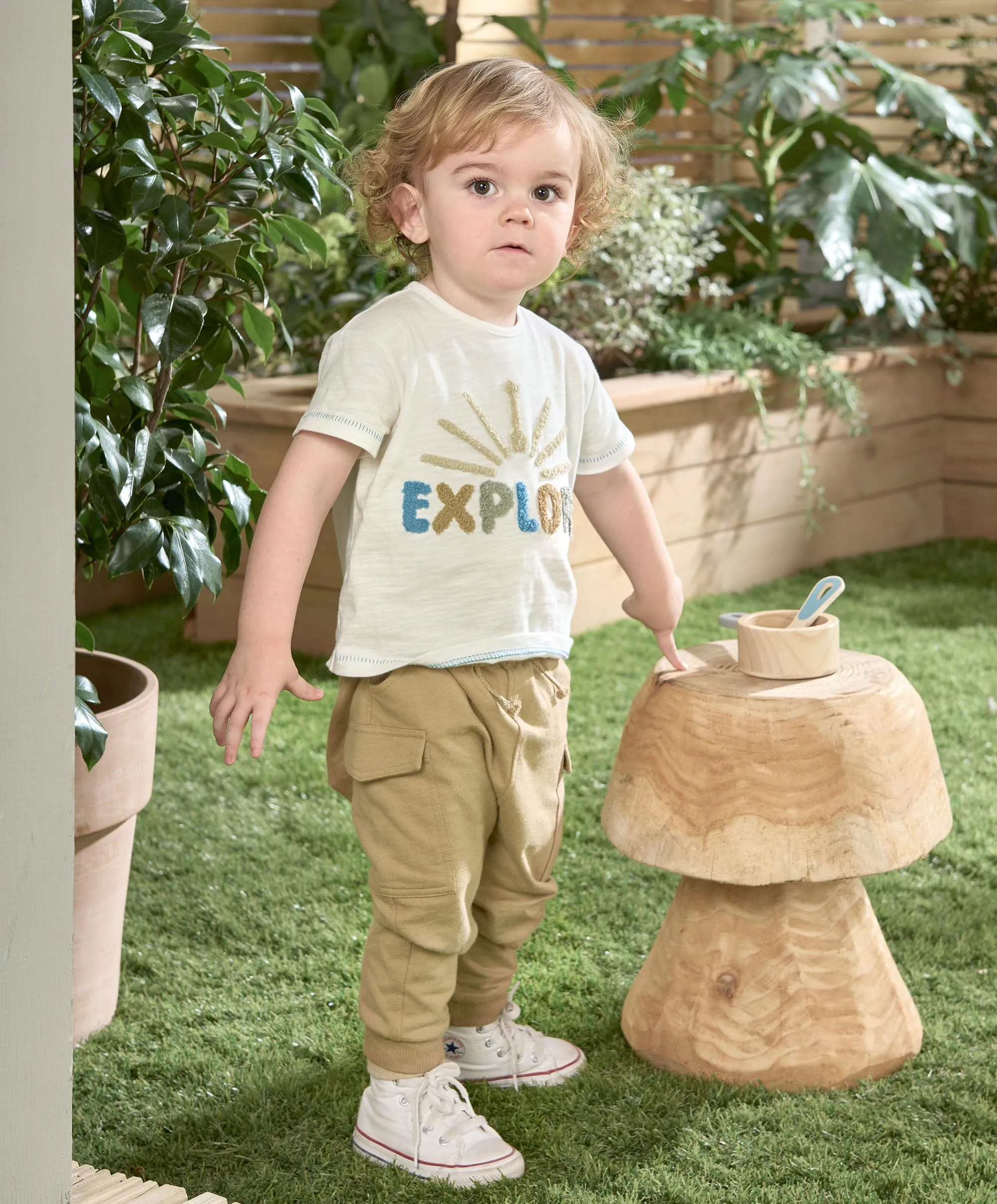 T-Shirt Explore - Blanc