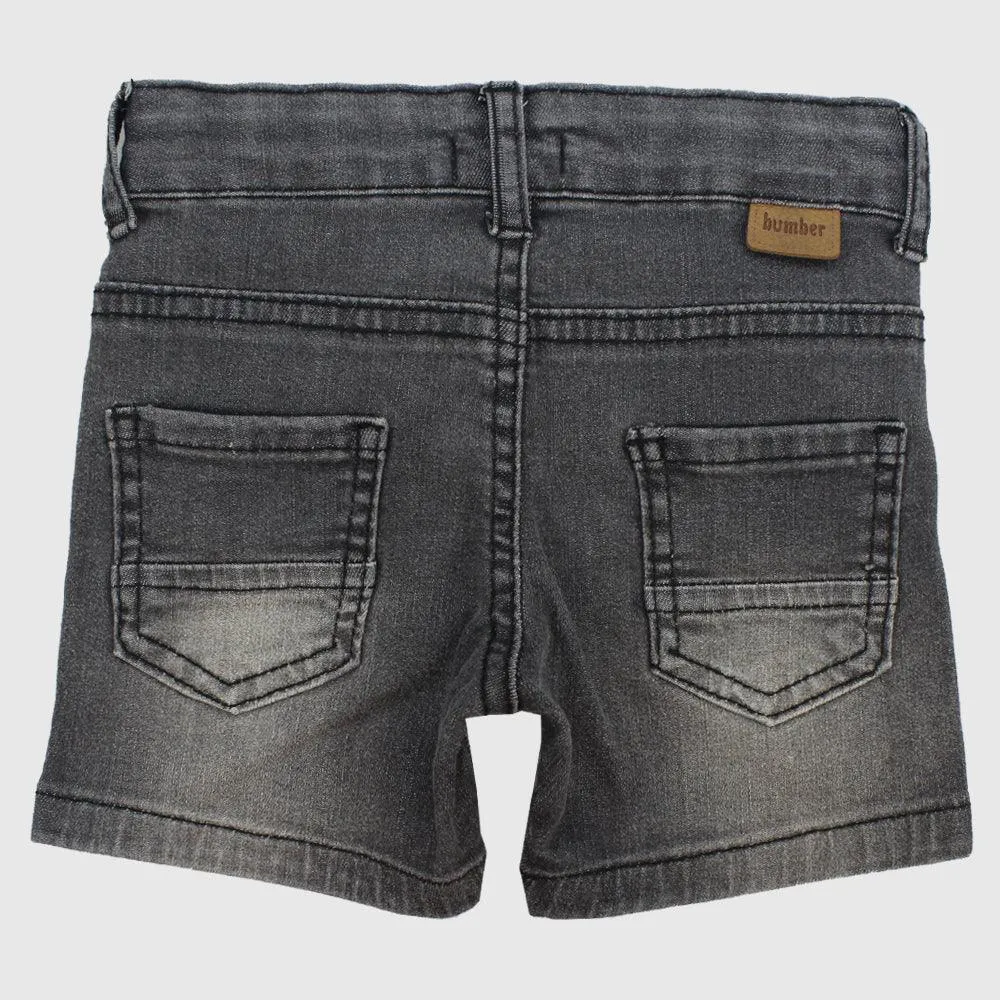 Shorts en jean délavé