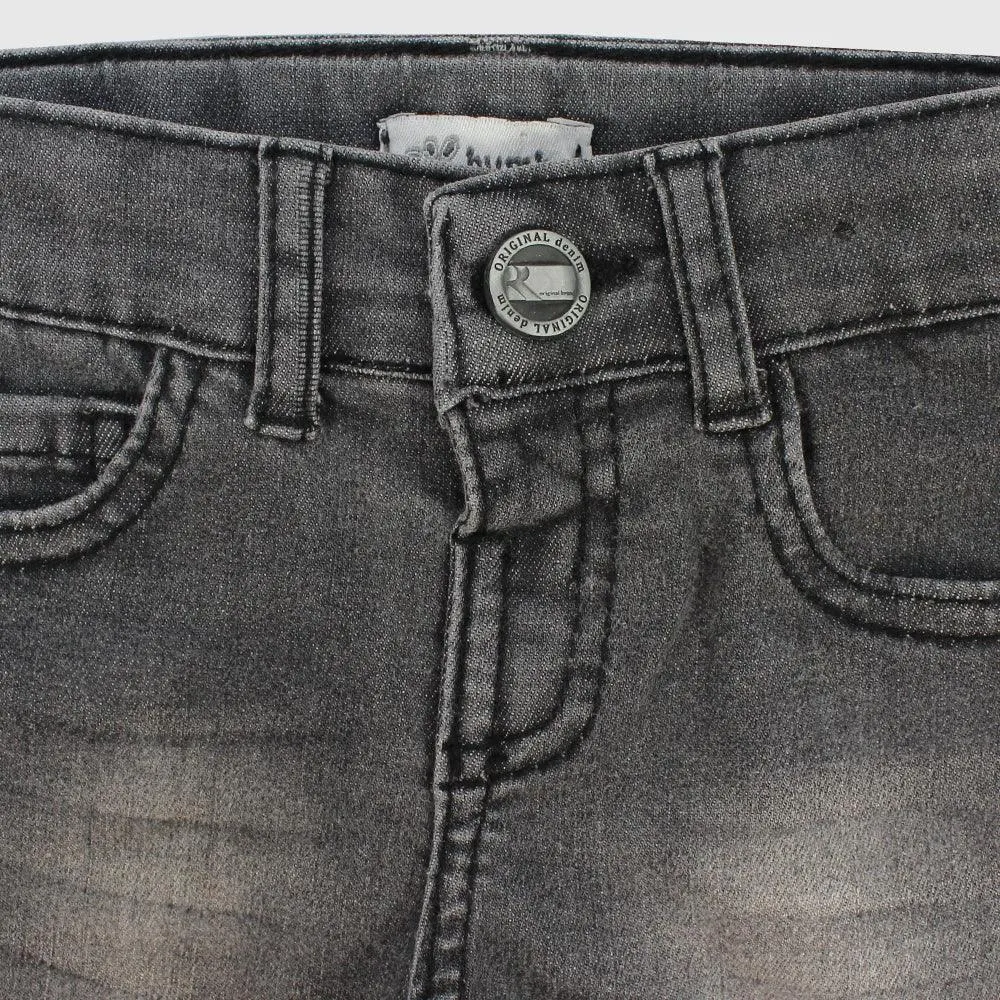 Shorts en jean délavé