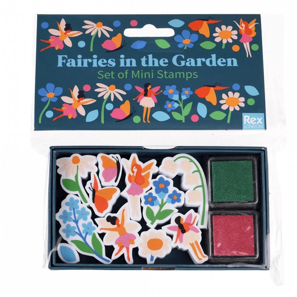 Collection de Mini-Timbres Fées du Jardin