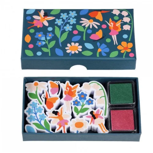 Collection de Mini-Timbres Fées du Jardin