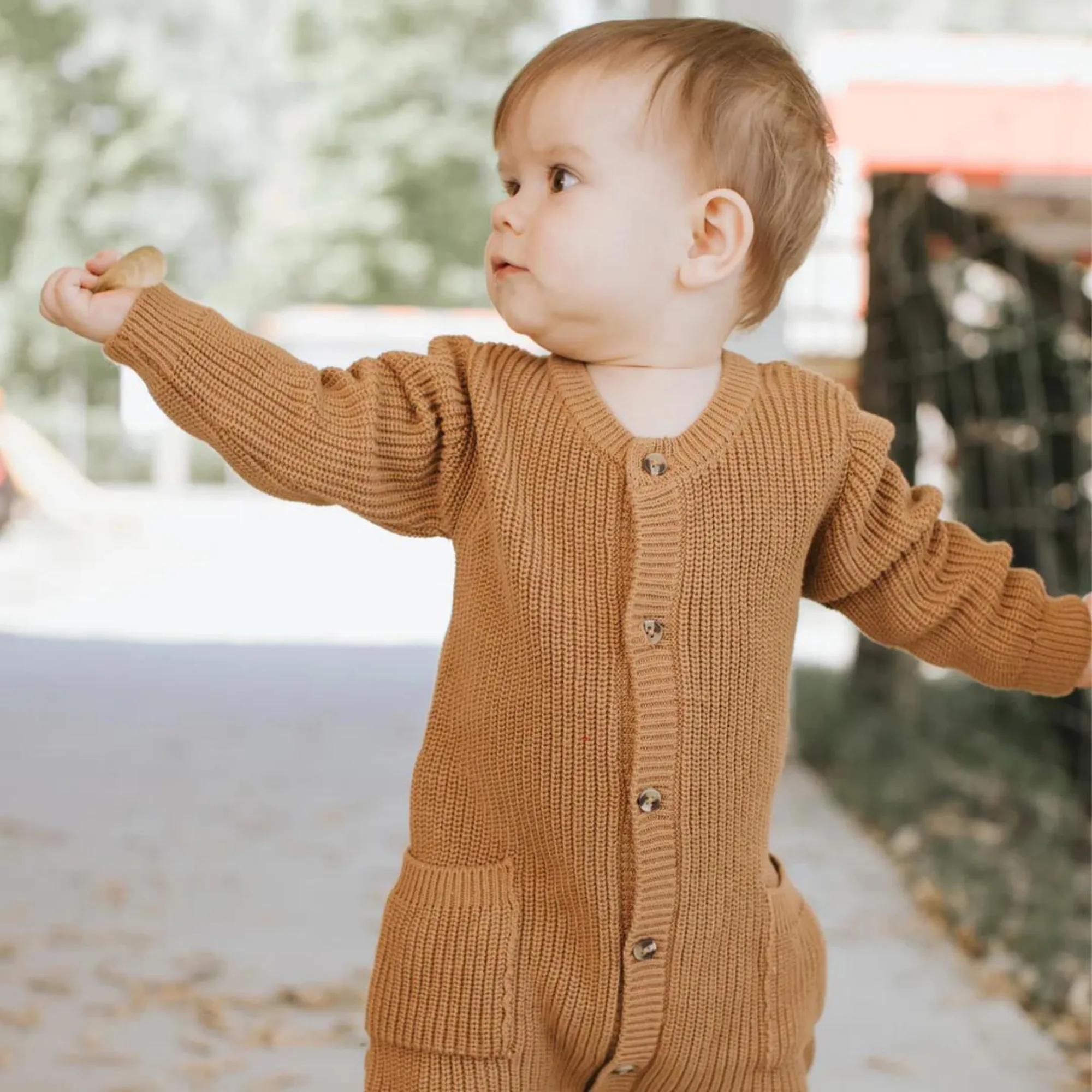 FIRSTS Combinaison Tricotée en Laine Ambre