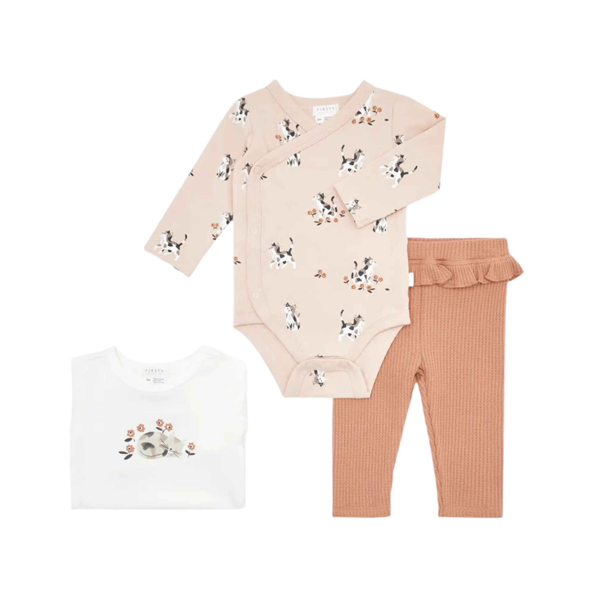 FIRSTS Kit pour Chaton - Ensemble de 3 Pièces