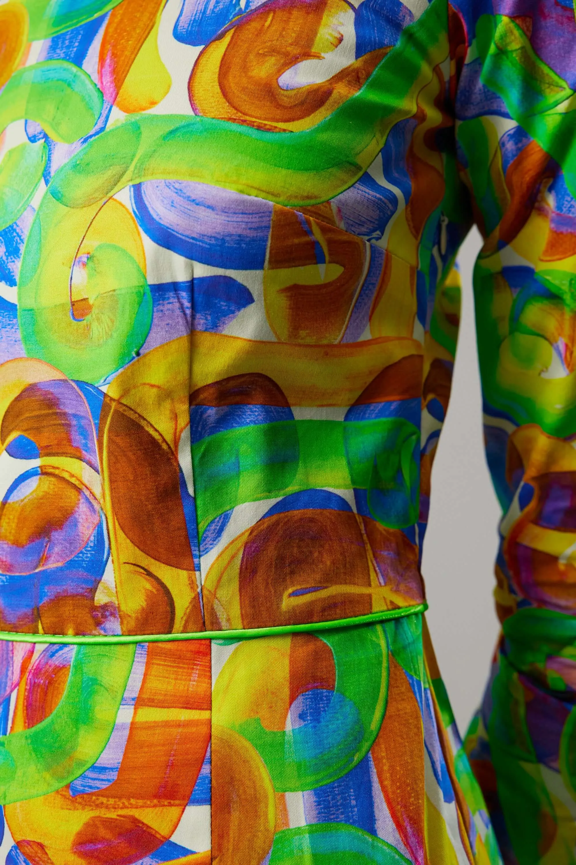Robe renard en imprimé guimauve Kitrina