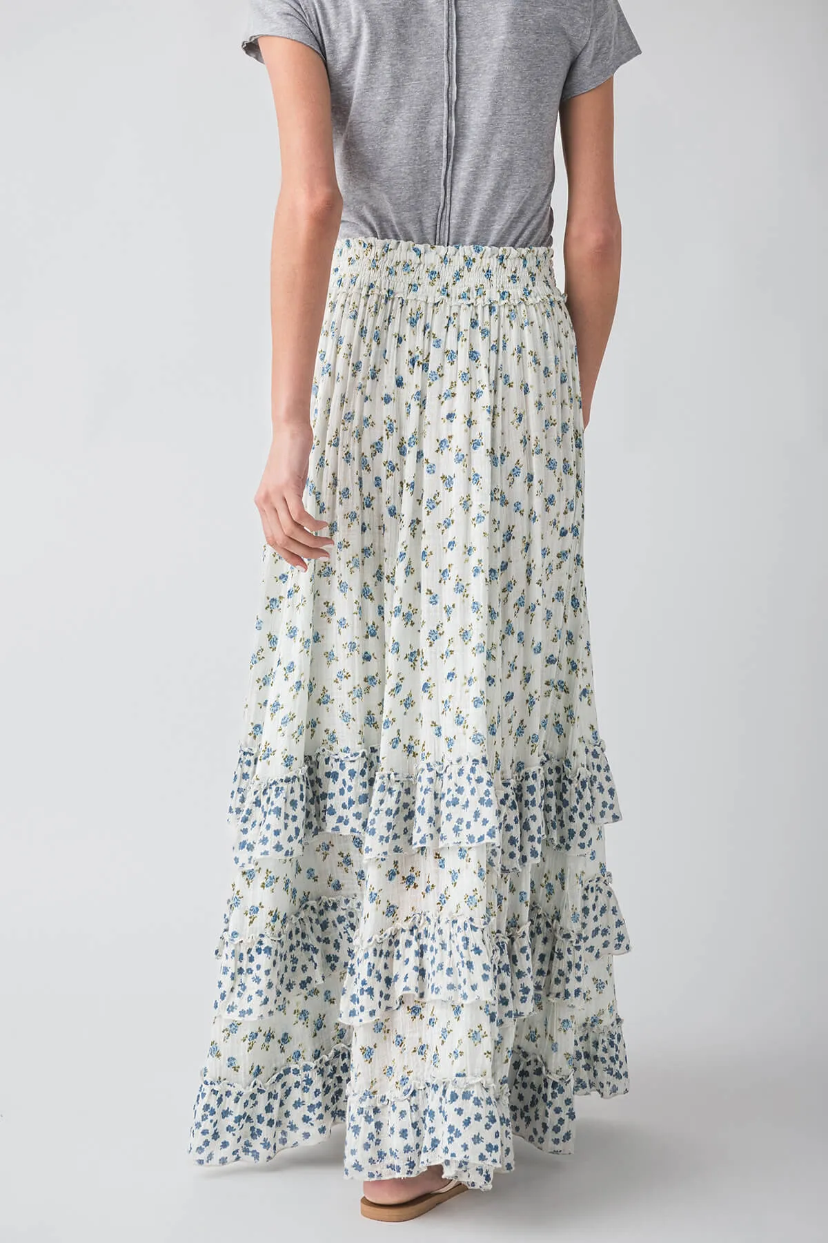 Free People Brynn Jupe Longue Imprimée