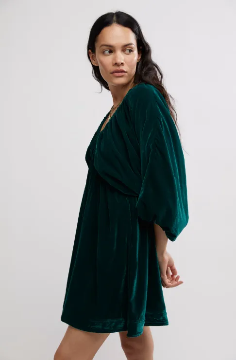 Robe Portia en velours Free People - Mini robe - Soldes finales 30% de réduction dans le panier