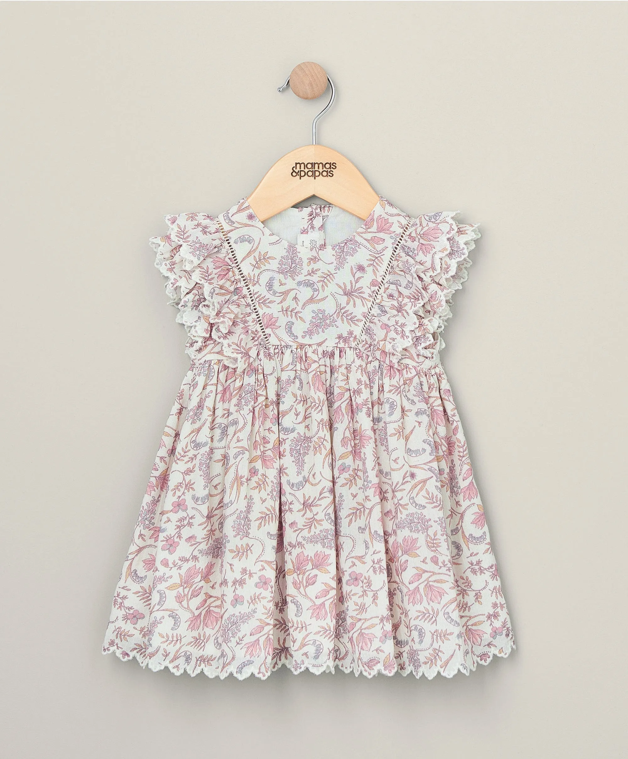 Robe à fleurs avec volants