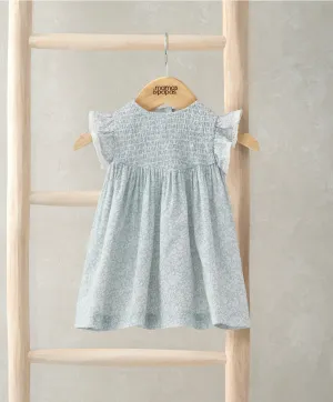 Robe à manches à volants - Imprimé floral