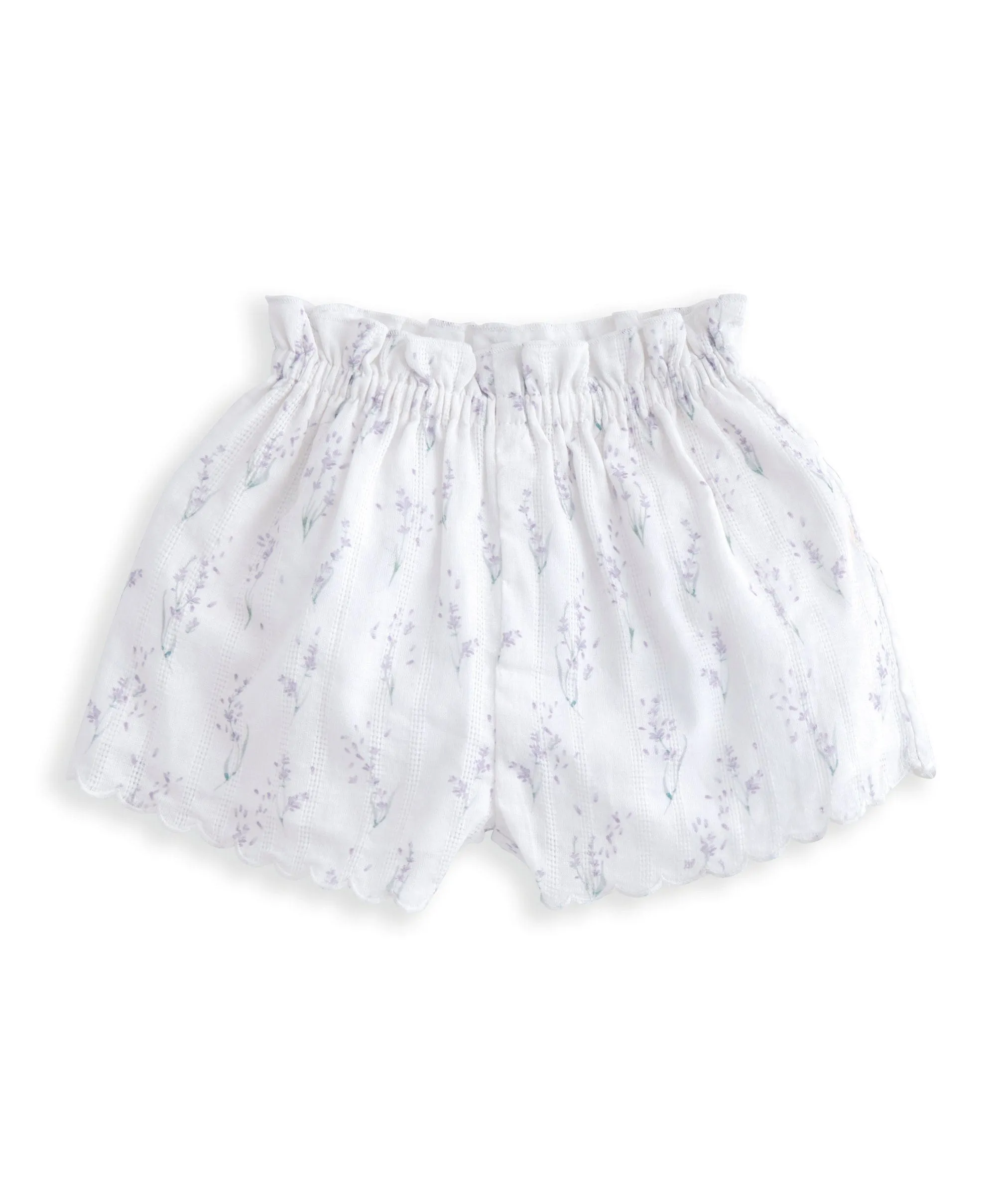 Ensemble Haut à Manches Volantées et Short (2 Pièces) - Imprimé Lavande Babykids Mamas & Papas