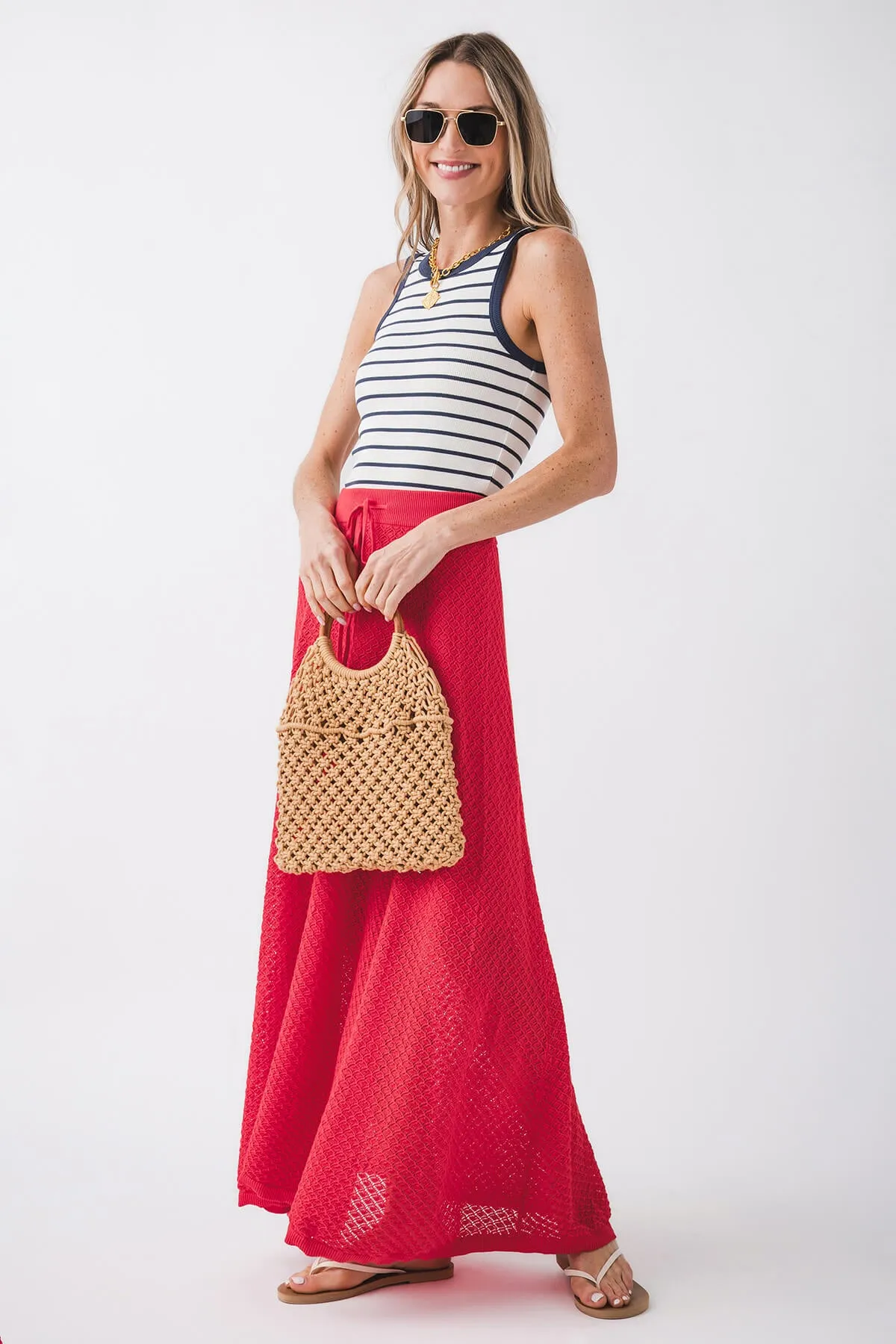 FRNCH Jupe Maxi au Crochet