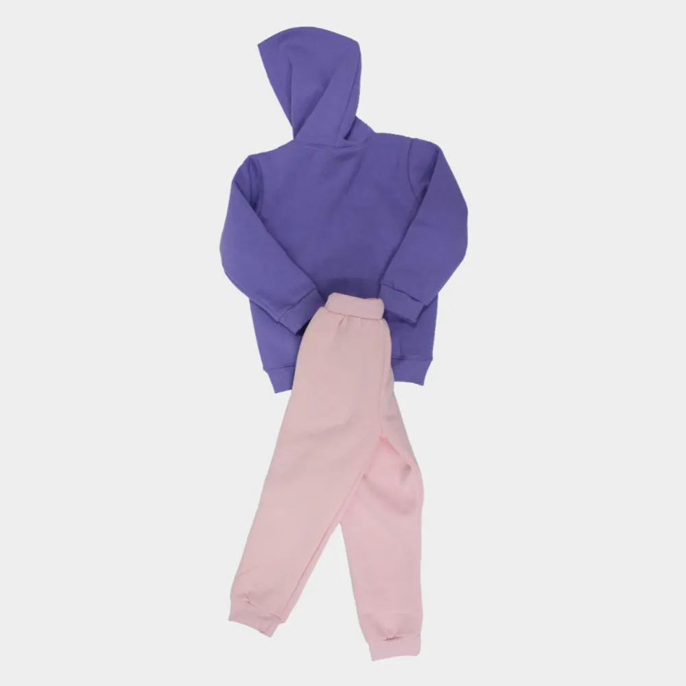 Pyjama en polaire à capuche et manches longues Frozen