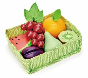 Fruits avec Caisse en Tissu