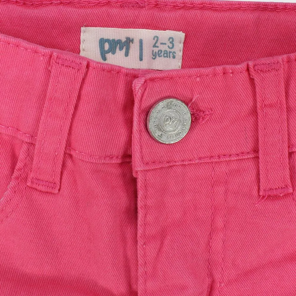 Short en Gabardine Fuchsia