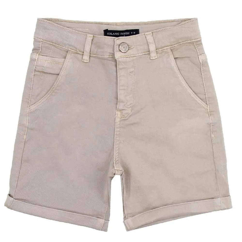 Shorts en gabardine