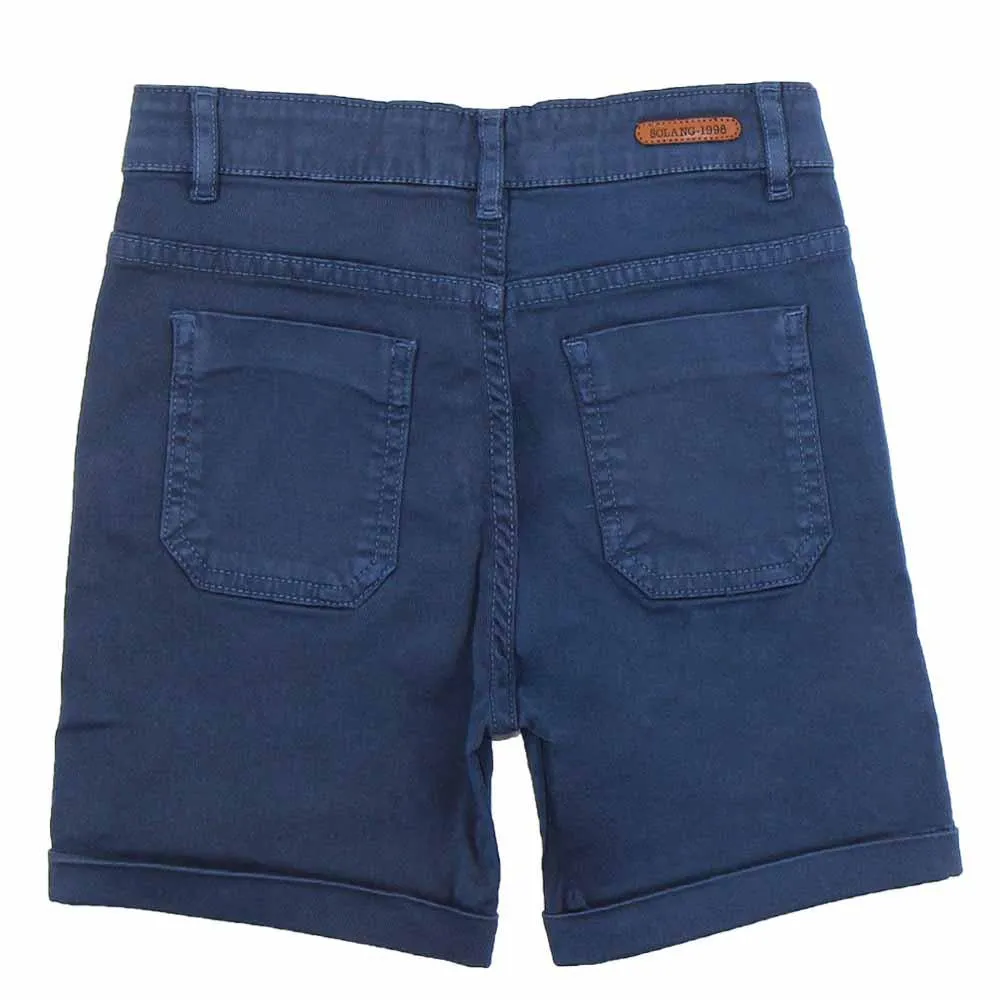 Shorts en gabardine