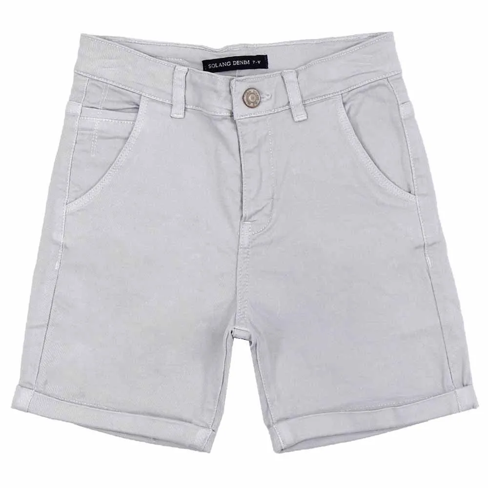 Shorts en gabardine