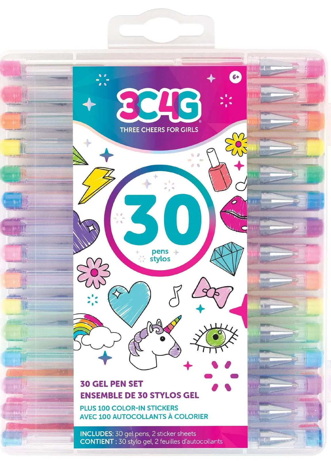 Ensemble de stylos gel 30 pièces