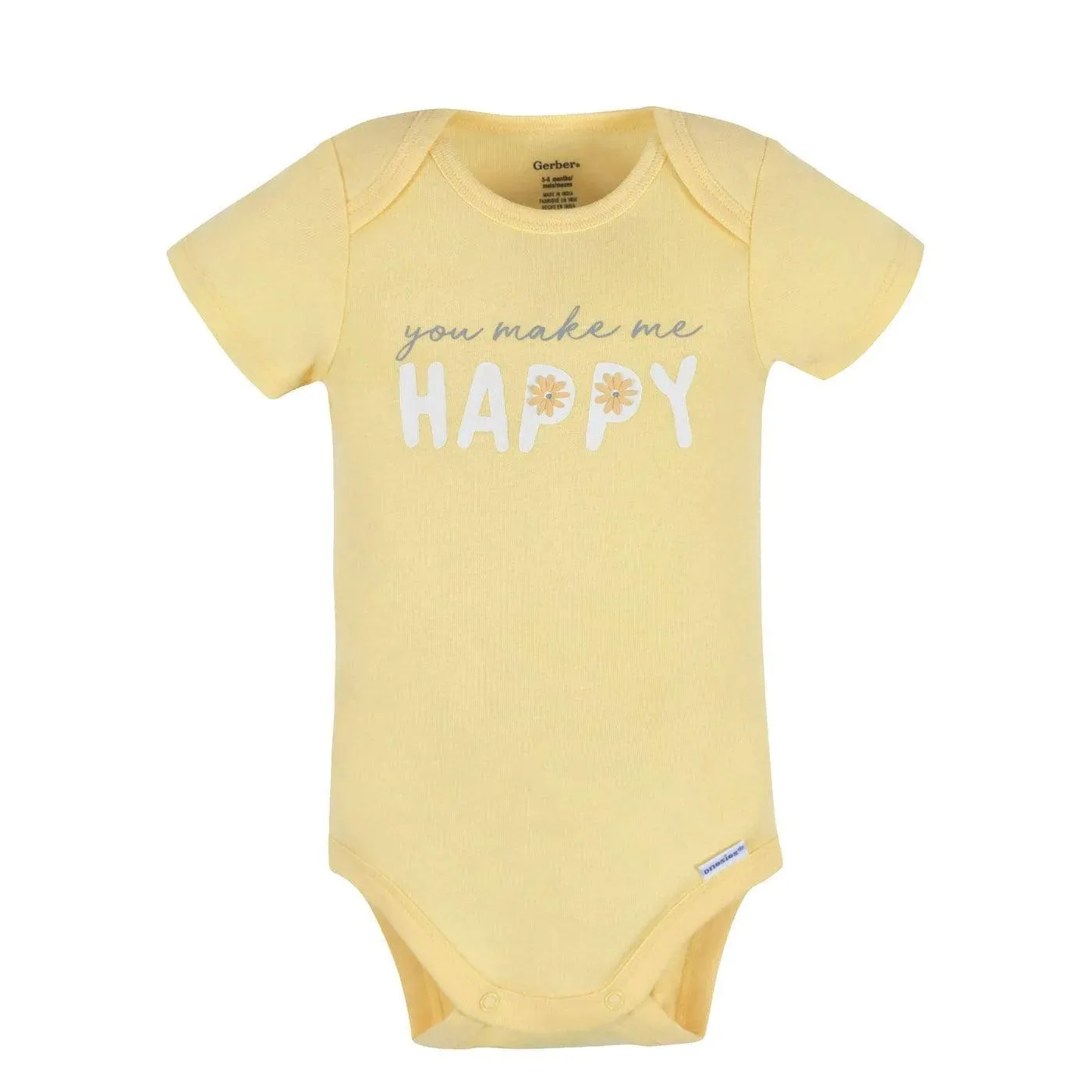 Gerber Ensemble de 3 Bodys et Culotte Happy Onesies® pour Bébé Fille Babykids Gerber