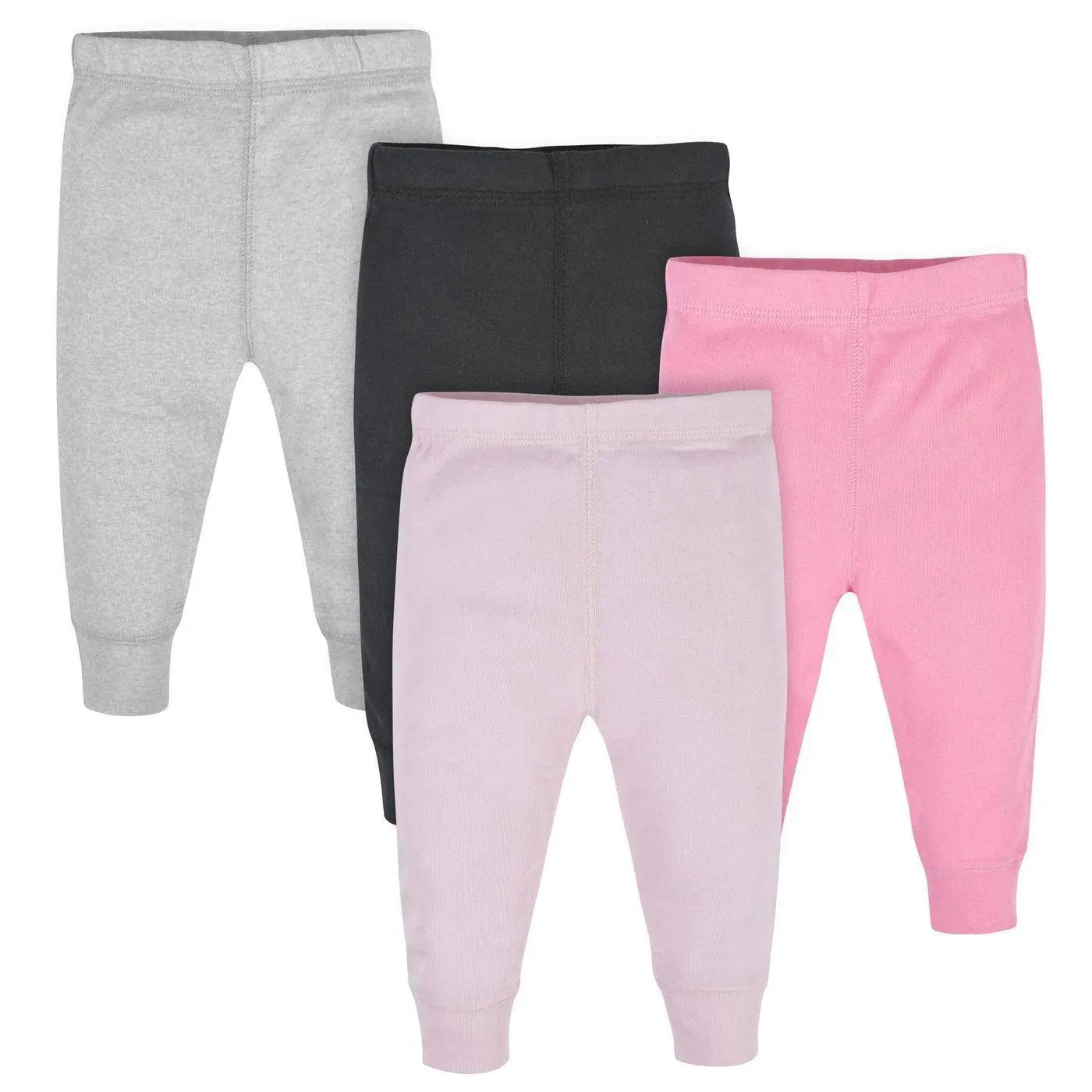 Gerber® Pack de 4 Pantalons Actifs Rose & Noir pour Fille Bébé Enfant Gerber