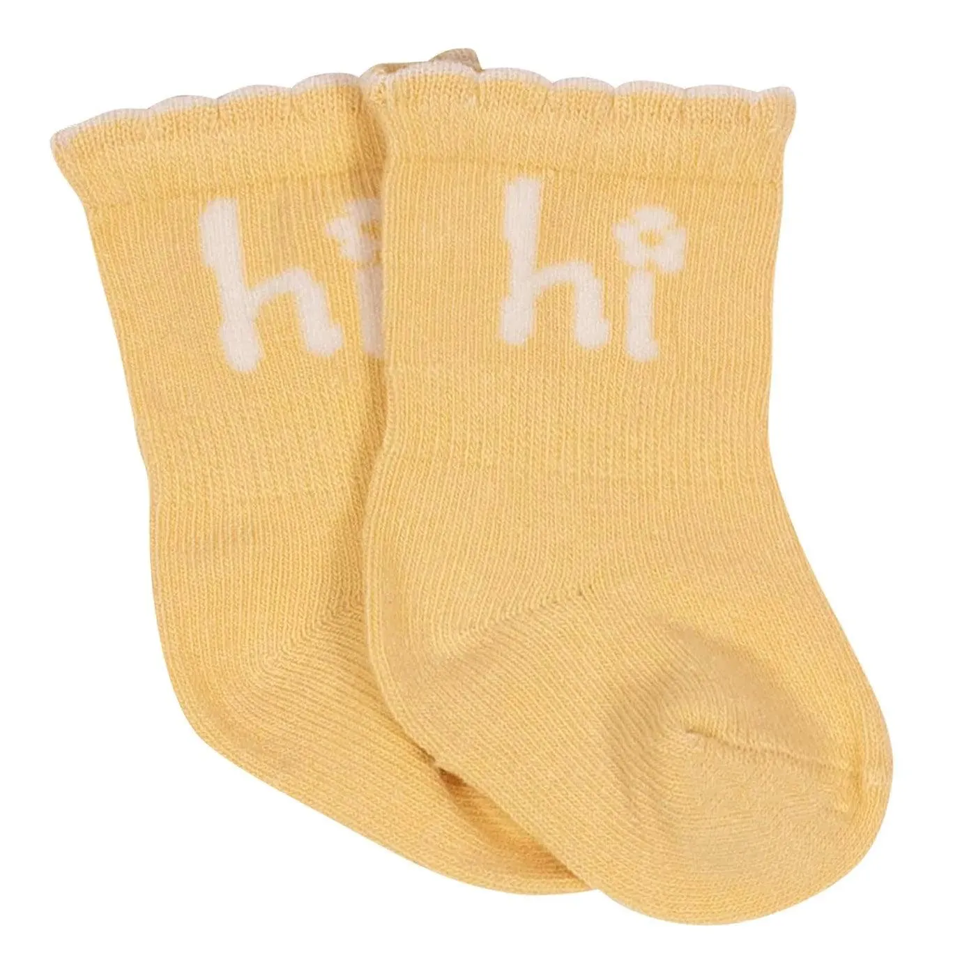 Gerber® Lot de 6 paires de chaussettes anti-dérapantes bio pour bébé fille Pot de fleurs 12M Babykids Gerber