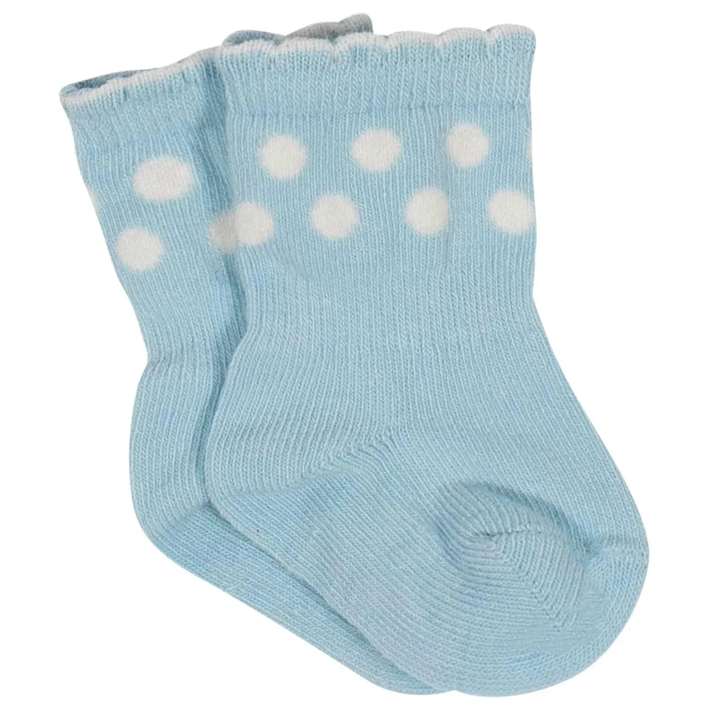 Gerber® Lot de 6 paires de chaussettes anti-dérapantes bio pour bébé fille Pot de fleurs 12M Babykids Gerber